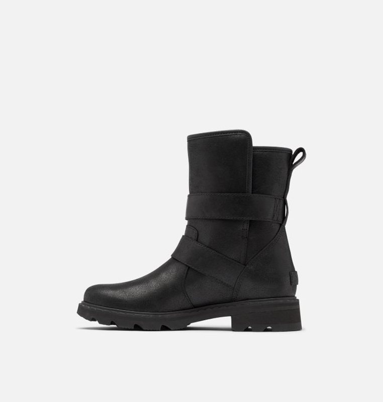 Botas De Agua Sorel Mujer - Lennox™ Moto Cozy Mid Negras - 14570-ZKTI